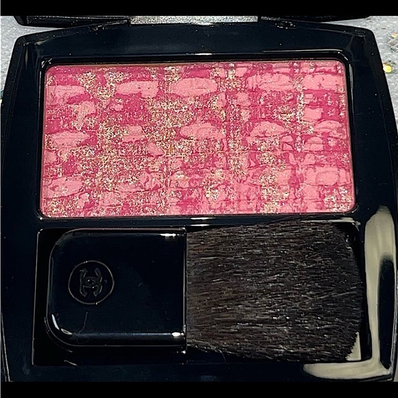 Chanel Les Tissages De Chanel Blush Duo Tweed Effect, 17 Tweed Fuchsia NIB RARE - Picture 3 of 10